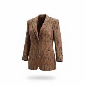 Vintage 1980’s Cygne Design Tapestry Blazer Size 12 Cabincore Woodsy